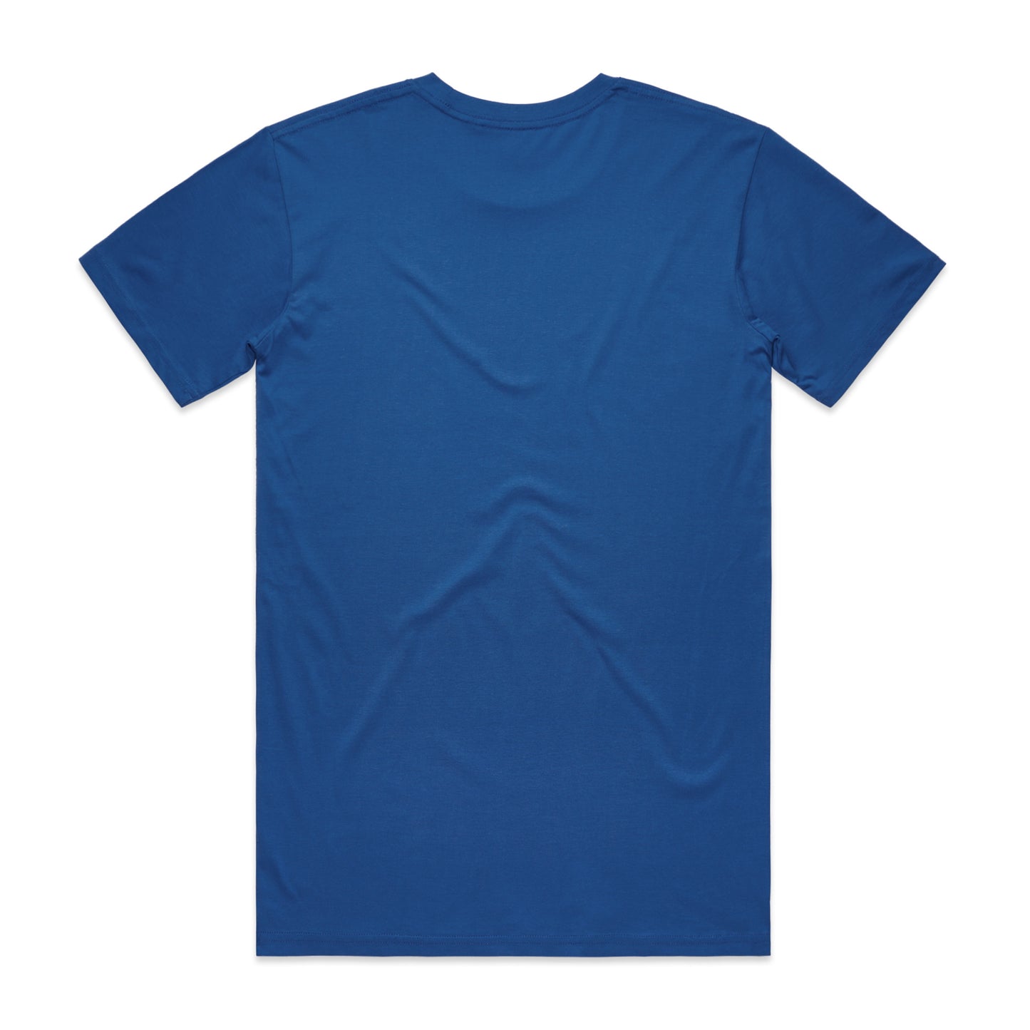Blue crew neck tee - back
