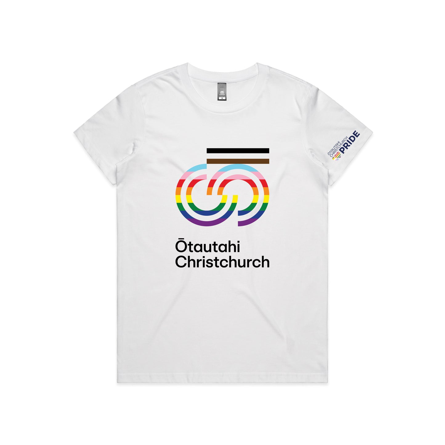 ŌC Pride T-Shirt White - Maple (shaped fit)