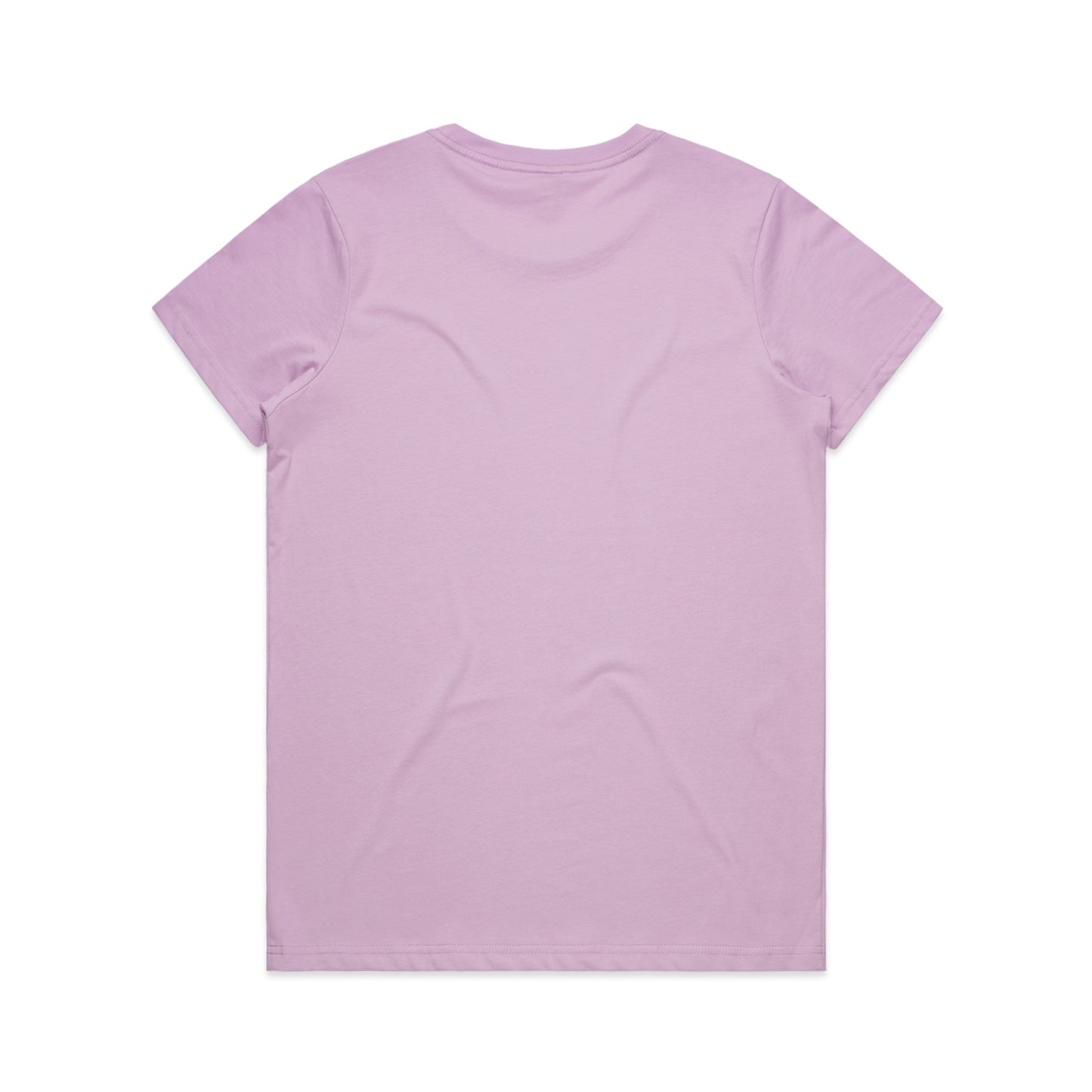 Lavendar crew neck tee - back