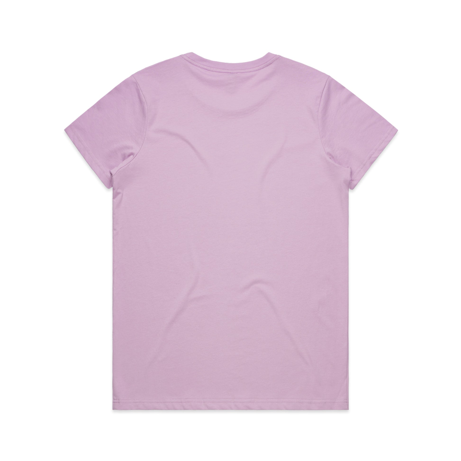 Lavendar crew neck tee - back