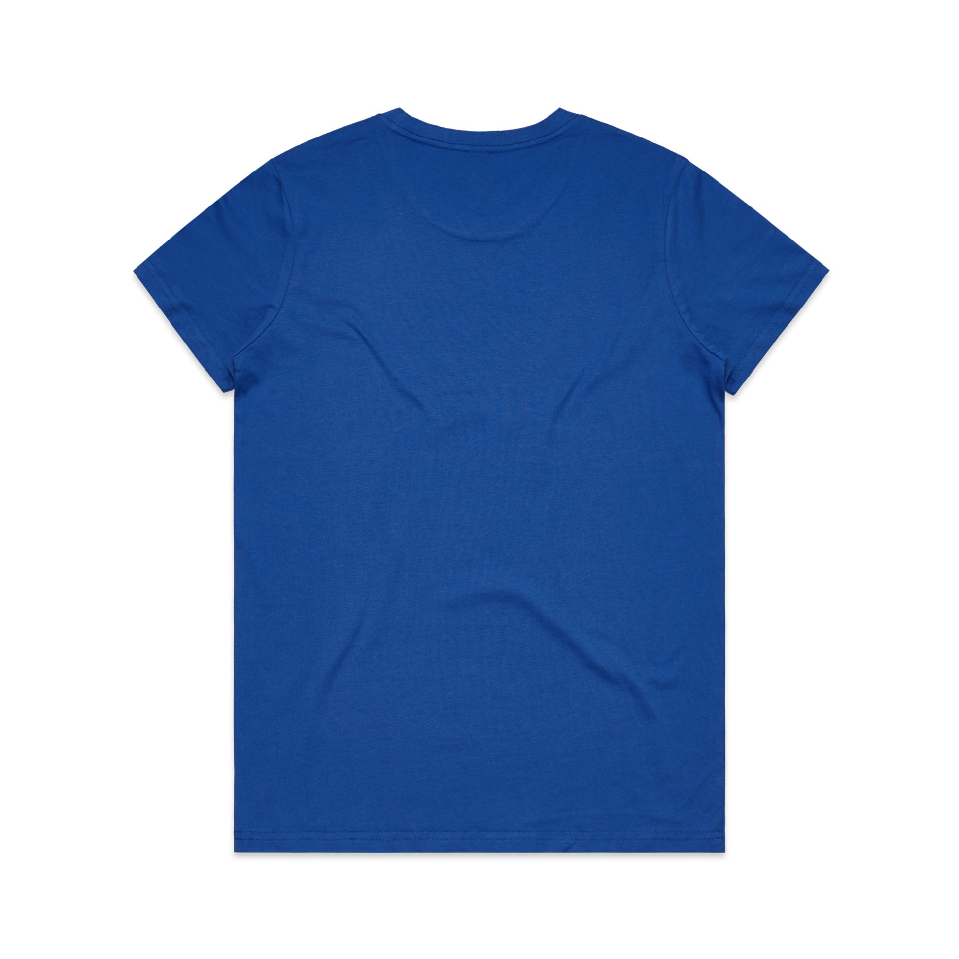 Blue crew neck tee - back